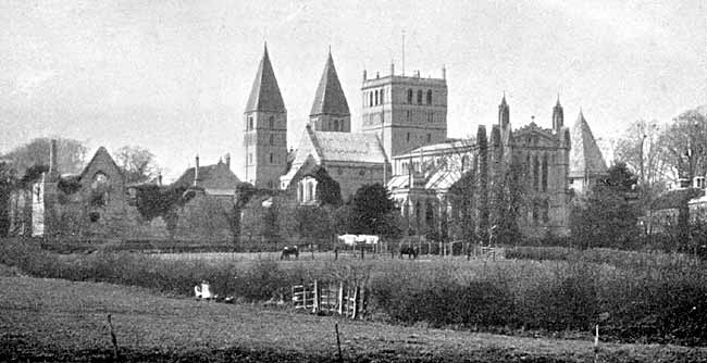 Southwell Cathedral from south-east.