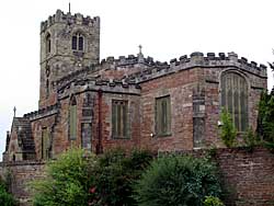 All Saints' church, Strelley (photo: A Nicholson, 2005).