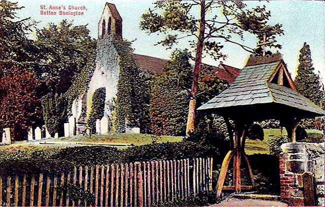 St. Anne's church, Sutton Bonington c.1910.