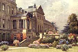 The north front of Welbeck Abbey in 1910.