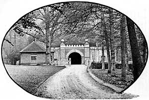 Tunnel entrance at Welbeck Abbey.