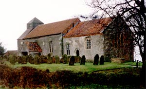 West Markham church in 1982. 